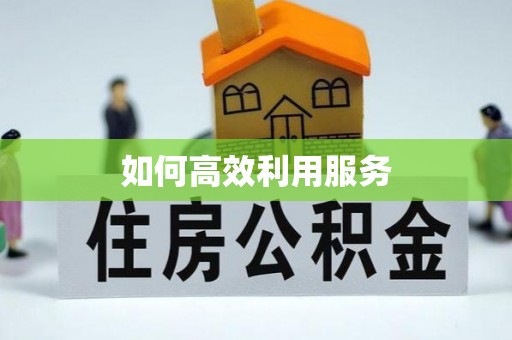 曲靖如何高效利用服务