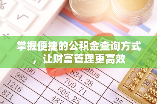 曲靖掌握便捷的公积金查询方式，让财富管理更高效